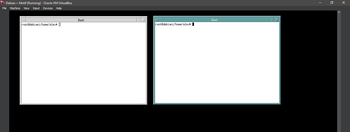Running Motif Window Manager again